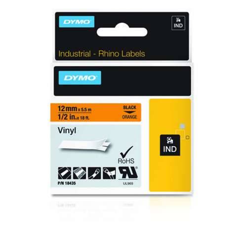 Laminirana Vrpca za Ispis Dymo 18435 Narančasta/Crna Cijena