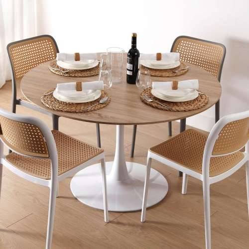 Blagavaonski stol Versa Lia Metal Drvo MDF 120 x 73 x 120 cm Cijena