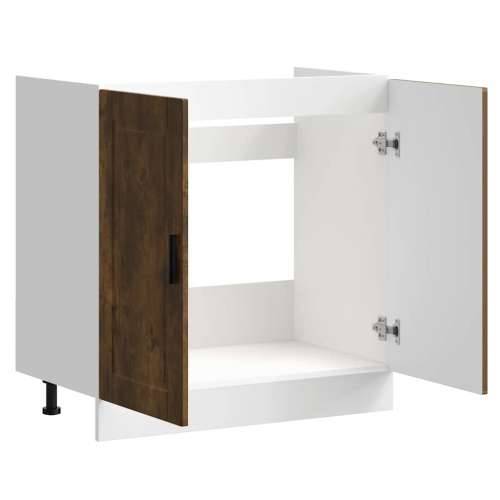 Donji ormarić za sudoper Porto boja hrasta 80x46x81,5 cm drveni - Dimljeni hrast 1 1 x donji ormarić (2 vrata) 80 cm Cijena