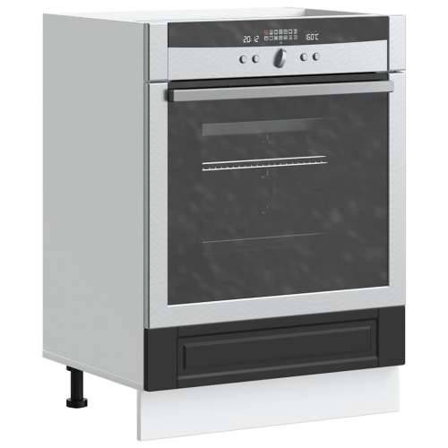 Ormarić za pećnicu Porto crni konstruirano drvo - Crna 1 1 x ormarić za pećnicu 60 cm Cijena