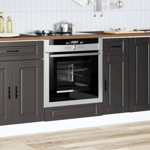 Ormarić za pećnicu Porto crni konstruirano drvo - Crna 1 1 x ormarić za pećnicu 60 cm Cijena
