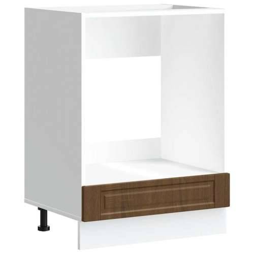 Ormarić za pećnicu Porto boja smeđeg hrasta konstruirano drvo - Smeđi hrast 1 1 x ormarić za pećnicu 60 cm Cijena