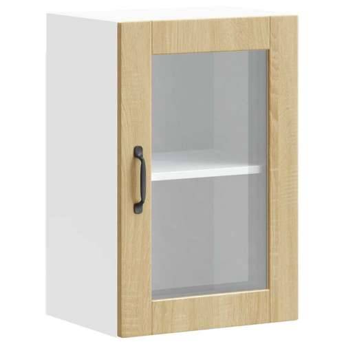 Kuhinjski zidni ormarić sa staklenim vratima Porto boja hrasta - sonoma hrast 1 1 x zidni stakleni ormarić (1 vrata) 40 cm Cijena