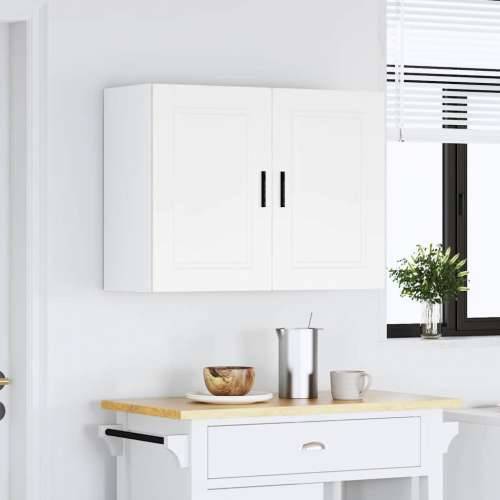 Kuhinjski zidni ormarić Porto bijeli konstruirano drvo - Bijela 1 1 x zidni ormarić (2 vrata) 80 cm Cijena
