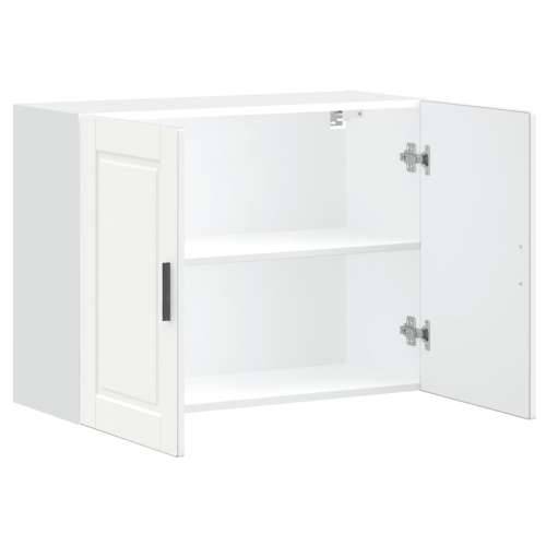 Kuhinjski zidni ormarić Porto bijeli konstruirano drvo - Bijela 1 1 x zidni ormarić (2 vrata) 80 cm Cijena