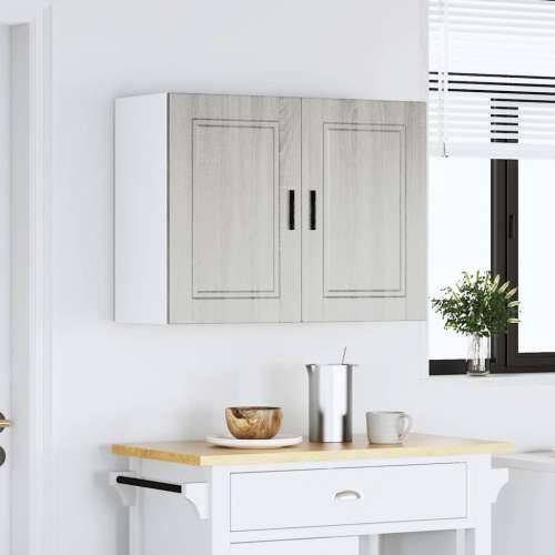 Kuhinjski zidni ormarić Porto boja hrasta konstruirano drvo - Sivi hrast sonoma 1 1 x zidni ormarić (2 vrata) 80 cm Cijena