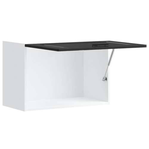Kuhinjski zidni ormarić Porto crni konstruirano drvo - Crna 1 1 x zidni ormarić (1 krilna vrata) 60 cm Cijena