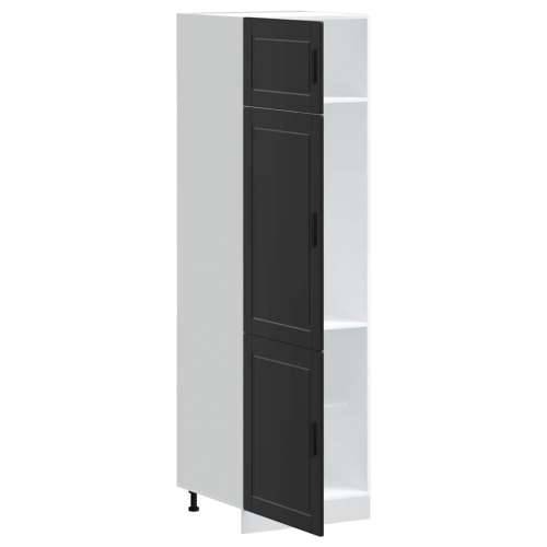 Kuhinjski ormarić Porto crni konstruirano drvo - Crna 1 1 x ormar 60 cm Cijena