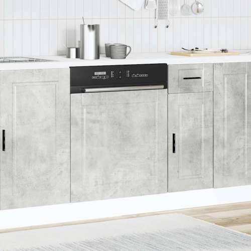 Ploča za perilicu posuđa Porto 60x1,5x67 cm konstruirano drvo - Beton siva 1 1 x ploča za perilicu posuđa 60 cm Cijena