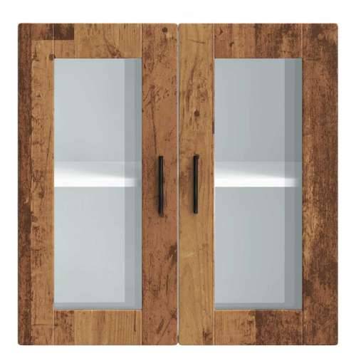 Kuhinjski zidni ormarić sa staklenim vratima Porto boja drva - Staro drvo 60 x 31 x 60 cm 1 1x wall glass cabinet (2 doors) Cijena