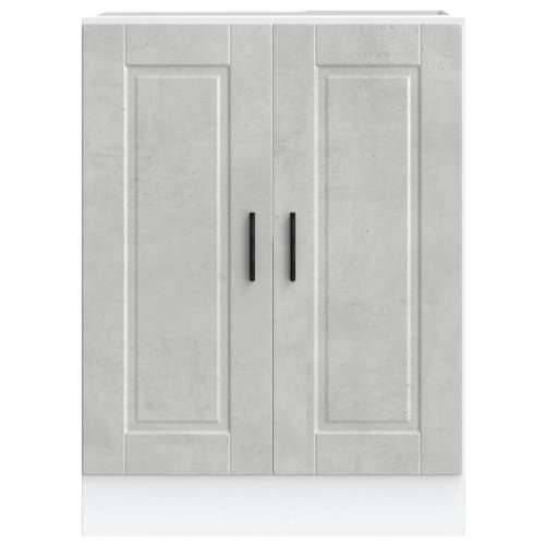Donji kuhinjski ormarić Porto boja betona konstruirano drvo - Beton siva 60 x 46 x 81.5 cm 1 1x bottom cabinet (2 doors) Cijena