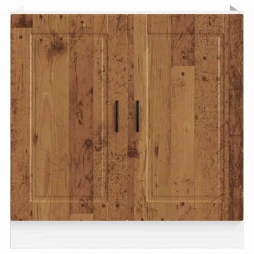 Donji ormarić za sudoper Porto boja drva 80x46x81,5 cm drveni - Staro drvo 1 1 x donji ormarić (2 vrata) 80 cm Cijena