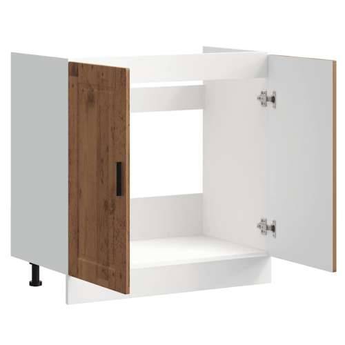 Donji ormarić za sudoper Porto boja drva 80x46x81,5 cm drveni - Staro drvo 1 1 x donji ormarić (2 vrata) 80 cm Cijena