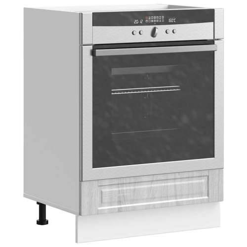 Ormarić za pećnicu Porto boja hrasta konstruirano drvo - Sivi hrast sonoma 1 1 x ormarić za pećnicu 60 cm Cijena
