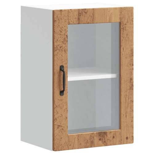 Kuhinjski zidni ormarić sa staklenim vratima Porto boja drva - Staro drvo 1 1 x zidni stakleni ormarić (1 vrata) 40 cm Cijena