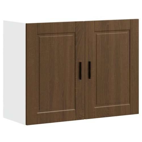 Kuhinjski zidni ormarić Porto boja hrasta konstruirano drvo - Smeđi hrast 1 1 x zidni ormarić (2 vrata) 80 cm Cijena