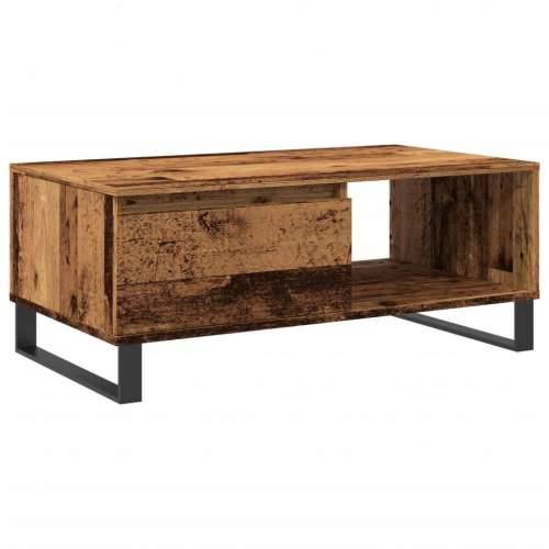 Stolić za kavu boja staro drvo 90x50x36,5 cm konstruirano drvo - Staro drvo 1 Cijena