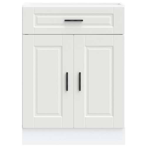 Donji kuhinjski ormarić Porto bijeli konstruirano drvo - Bijela 60 x 46 x 81.5 cm 1 1x bottom cabinet (2 doors 1 drawer) Cijena