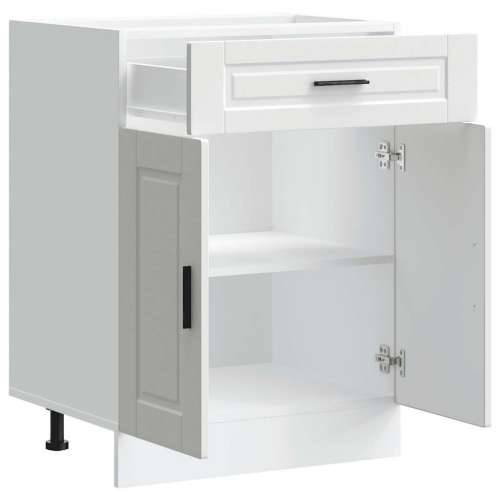 Donji kuhinjski ormarić Porto bijeli konstruirano drvo - Bijela 60 x 46 x 81.5 cm 1 1x bottom cabinet (2 doors 1 drawer) Cijena