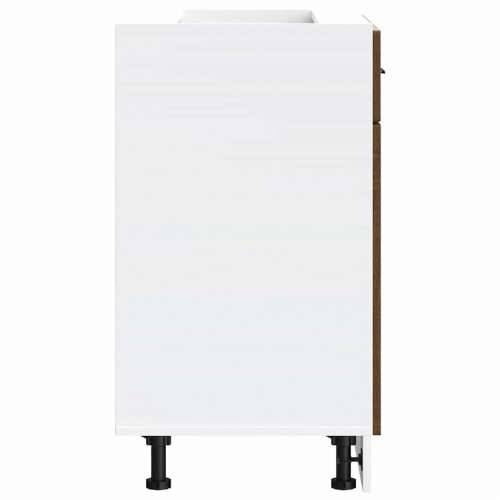Donji kuhinjski ormarić Porto boja hrasta konstruirano drvo - Smeđi hrast 80 x 46 x 81.5 cm 1 1x bottom cabinet (2 doors 2 drawe Cijena
