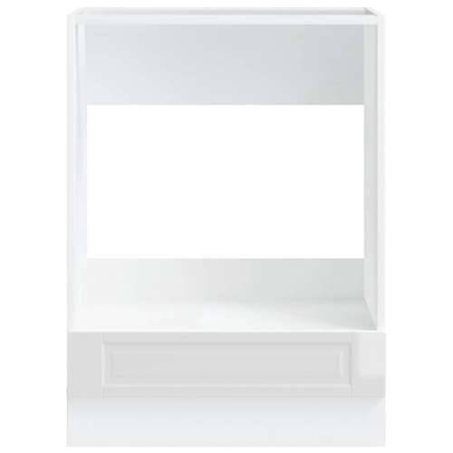 Ormarić za pećnicu Porto sjaj bijeli konstruirano drvo - Visoko sjajno bijela 60 x 46 x 81.5 cm 1 1x oven cabinet Cijena
