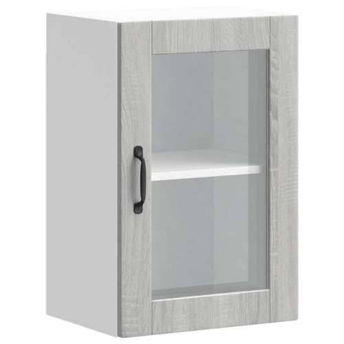 Kuhinjski zidni ormarić sa staklenim vratima Porto boja hrasta - Sivi hrast sonoma 1 1 x zidni stakleni ormarić (1 vrata) 40 cm Cijena
