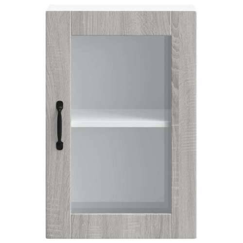 Kuhinjski zidni ormarić sa staklenim vratima Porto boja hrasta - Sivi hrast sonoma 1 1 x zidni stakleni ormarić (1 vrata) 40 cm Cijena