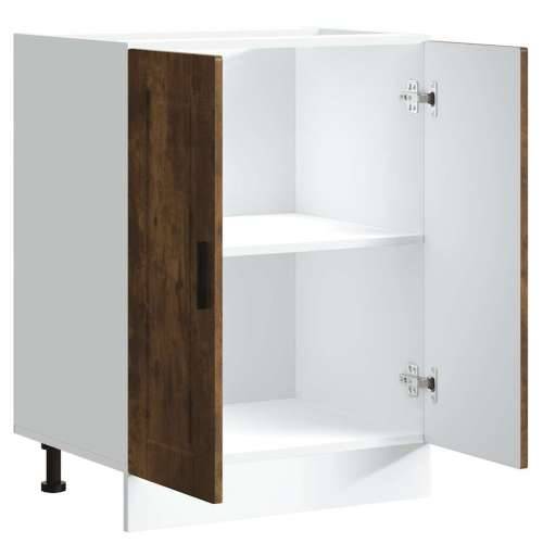 Donji kuhinjski ormarić Porto boja hrasta konstruirano drvo - Dimljeni hrast 60 x 46 x 81.5 cm 1 1x bottom cabinet (2 doors) Cijena