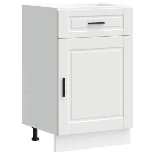 Donji kuhinjski ormarić Porto bijeli konstruirano drvo - Bijela 1 1 x donji ormarić (1 vrata i 1 ladica) 50 cm Cijena