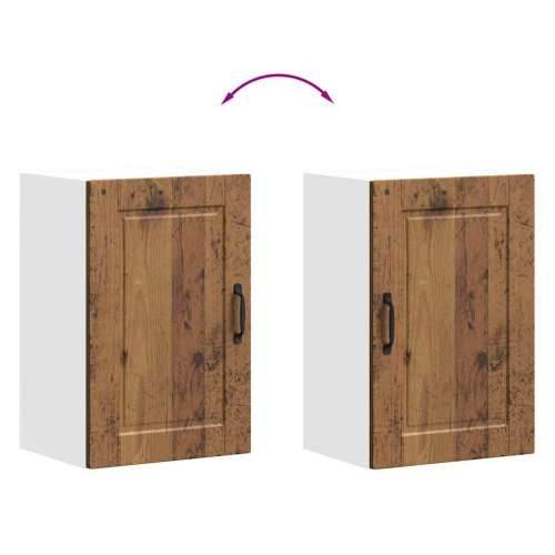 Kuhinjski zidni ormarić Porto boja drva konstruirano drvo - Staro drvo 1 1 x zidni ormarić (1 vrata) 40 cm Cijena