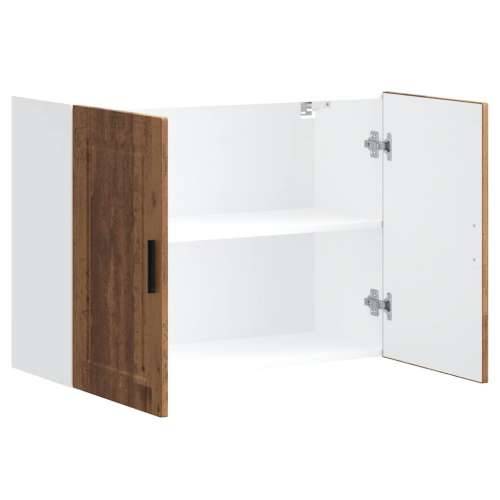 Kuhinjski zidni ormarić Porto boja drva konstruirano drvo - Staro drvo 1 1 x zidni ormarić (2 vrata) 80 cm Cijena