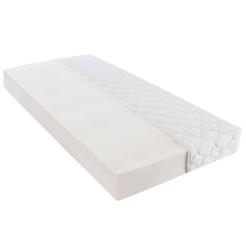 Krevet od umjetne kože s madracem sivo-bijeli 180 x 200 cm Cijena