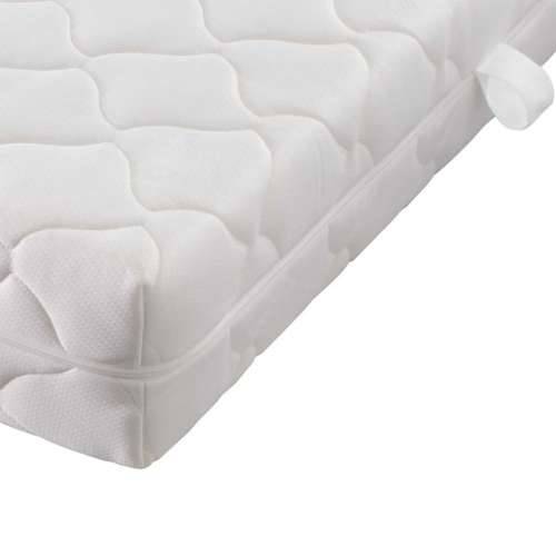 Krevet od umjetne kože s madracem bijeli 90 x 200 cm Cijena