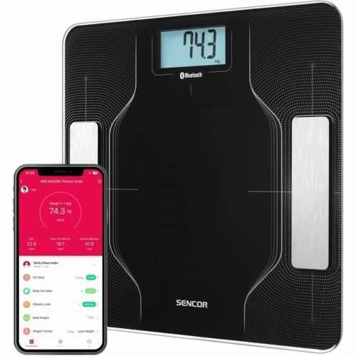 Kupaonička Digitalna Vaga Sencor SBS 8002BK Crna noir 180 kg Cijena