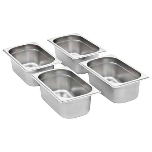 Posude Gastronorm 8 kom GN 1/4 100 mm od nehrđajućeg čelika - 265 x 162 x 100 mm Cijena
