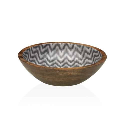 Zdjela za Salatu Versa Chevron Bambus Porculan Drvo Manga 24 x 7 x 24 cm Cijena