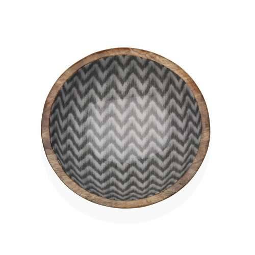 Zdjela za Salatu Versa Chevron Bambus Porculan Drvo Manga 24 x 7 x 24 cm Cijena