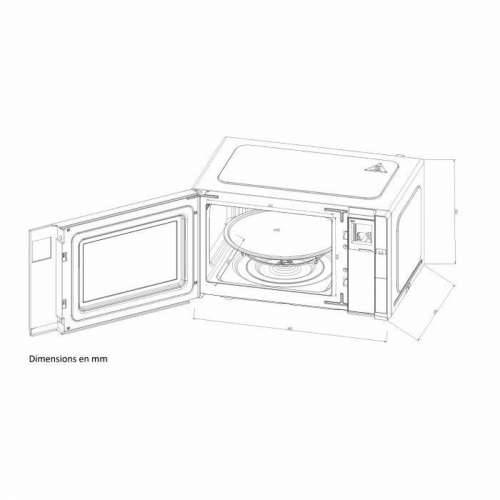 Mikrovalna Pećnica Continental Edison CEMO23B Crna noir 1280 W 23 L Cijena