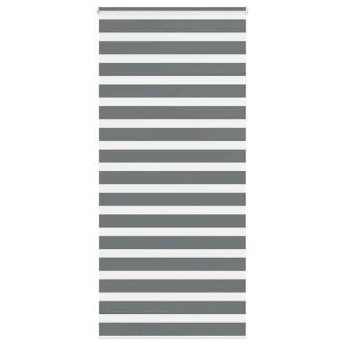 Zavjesa zebra 105x230 cm širina tkanine 100,9 cm poliester Tamno siva 105 x 230 cm Cijena