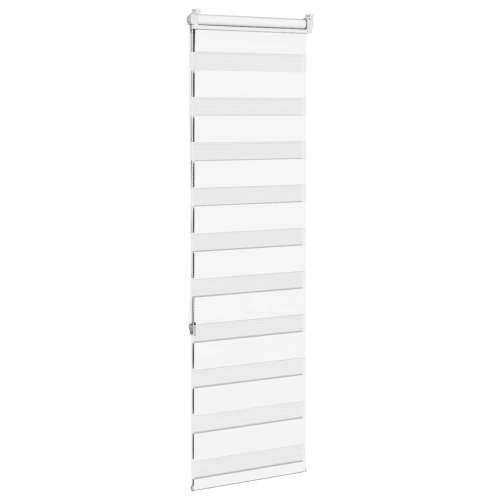 Zavjesa zebra smeđa 50x150 cm širina tkanine 45,9 cm poliester - Bijela 50 x 150 cm Cijena