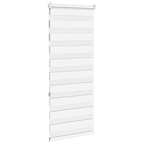 Zavjesa zebra smeđa 60x150 cm širina tkanine 55,9 cm poliester - Bijela 60 x 150 cm Cijena