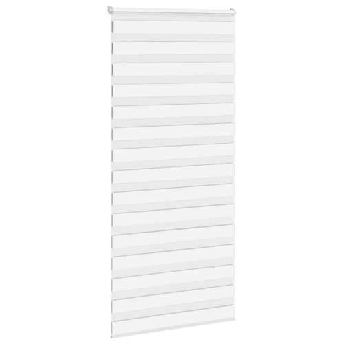 Zavjesa zebra 105x230 cm širina tkanine 100,9 cm poliester - Bijela 105 x 230 cm Cijena