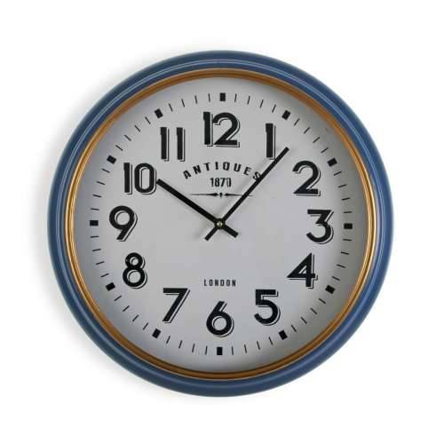 Zidni sat Versa Antiques Plava zlatan Drvo MDF Drvo MDF/Metal 5,8 x 42 cm Cijena