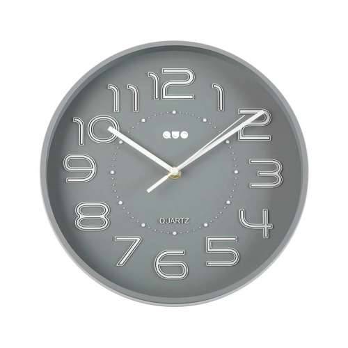Zidni sat Versa Siva Plastika 3,7 x 30 x 30 cm Cijena
