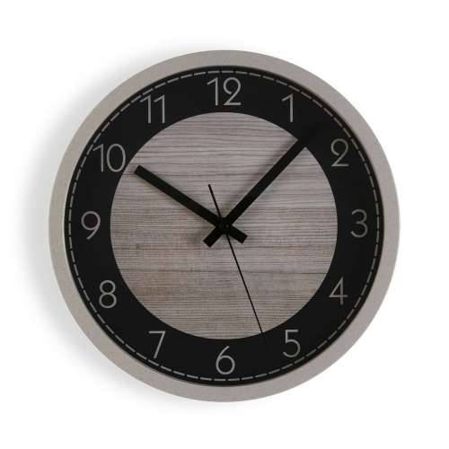 Zidni sat Versa Crna Drvo 4,2 x 30 x 30 cm Cijena