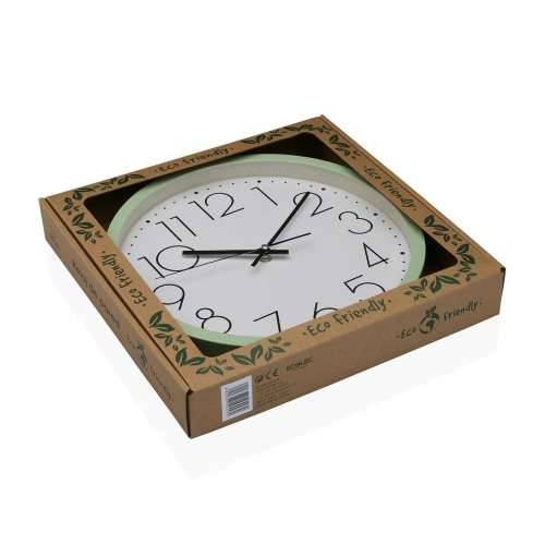 Zidni sat Versa Zelena Drvo 4,2 x 30 x 30 cm Cijena