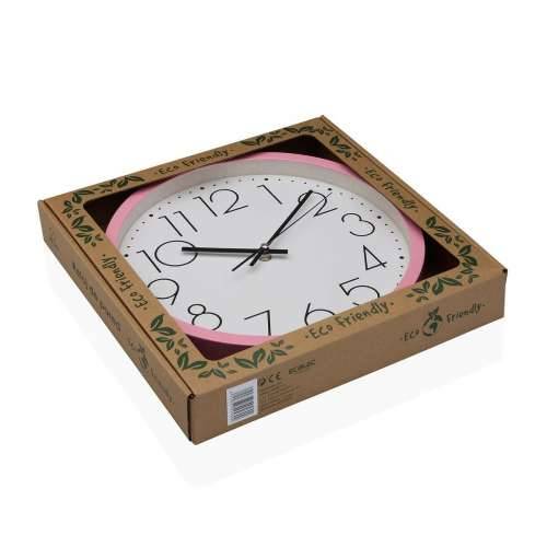 Zidni sat Versa Roza Drvo 4,2 x 30 x 30 cm Cijena