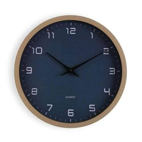 Zidni sat Versa Plava Drvo 4,2 x 30 x 30 cm Cijena