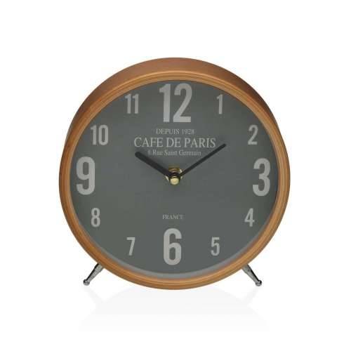 Galda pulkstenis Versa Cafe de Paris Zelena Metal 4,5 x 18,5 x 18,5 cm Cijena