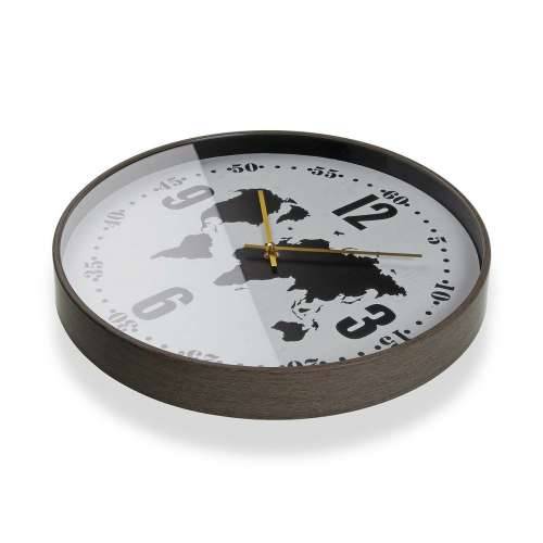 Zidni sat Versa Metal Karta Svijeta 4,1 x 40,6 x 40,6 cm Cijena